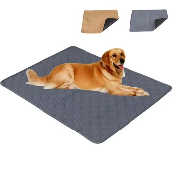 Водонепроницаемый многоразовый моющийся коврик для подгузников для собак, тренировочный коврик, впитывающий мочу, защита окружающей среды, Чехол для автокресла