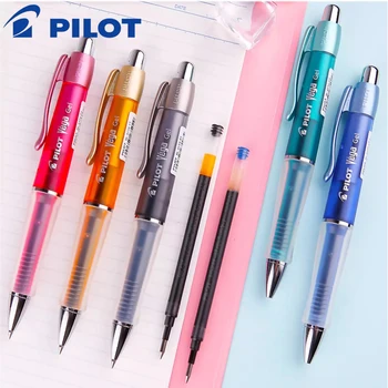 Гелевая ручка Japan PILOT, клей Vega Soft Grip, защита от усталости, Ins, 0,7 мм, черная ручка, офисные принадлежности для студентов, Черные канцелярские принадлежности для школы