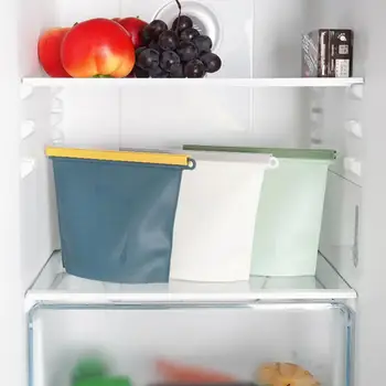 Герметичный силиконовый Компактный контейнер для хранения консервированных овощей, сумка для хранения овощей, товары для дома