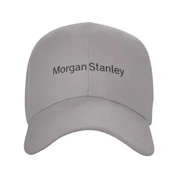 Графическая повседневная джинсовая кепка с логотипом Morgan Stanley, Вязаная шапка, бейсболка