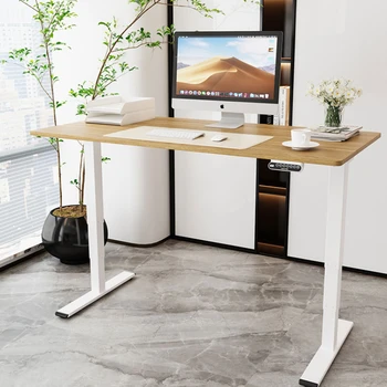 Двухмоторный Интеллектуальный Электрический Подъемный стол, Компьютерный стол для домашнего офиса, Стол для учебы подростков, Ножка стола E5s