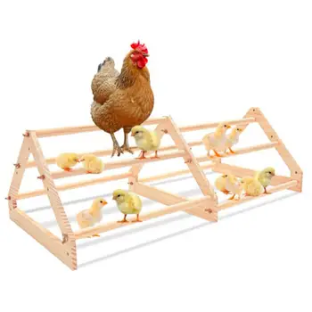 Деревянная игрушка ручной работы для большой птицы для кур 3-слойная деревянная подставка для цыплят