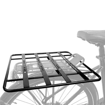 Держатель для задней полки велосипеда, съемная металлическая рама, водонепроницаемый дорожный велосипед, прочная опора для путешествий, Вес 30 кг, грузовой стеллаж, задняя стойка