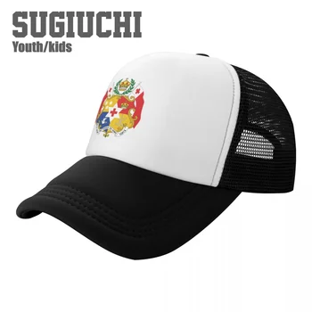 Детская сетчатая кепка, бейсболка с эмблемой Тонга, кепки для мальчиков и девочек, детские шапки для учеников, спортивные кепки Унисекс