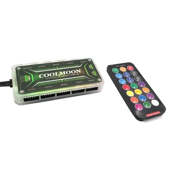 Дистанционный Диммер COOLMOON RGB Light DC12V 5A LED RGB Color Intelligent Controller
