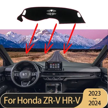 для Honda HRV HR V H RV Vezel E: Ny1 2022 2023 2024 Крышка Приборной Панели Автомобиля Коврик Авто Солнцезащитный Козырек Противоскользящий Ковер Аксессуары Для интерьера