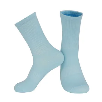 Дышащие тонкие впитывающие влагу женские повседневные носки ярких цветов, спортивные носки до середины икры, прочные чулки для женщин
