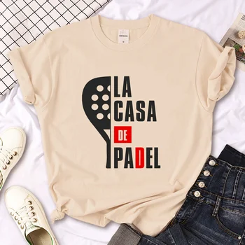 Женская футболка Padel, футболка Y2K, женская одежда с графическими комиксами и мангой