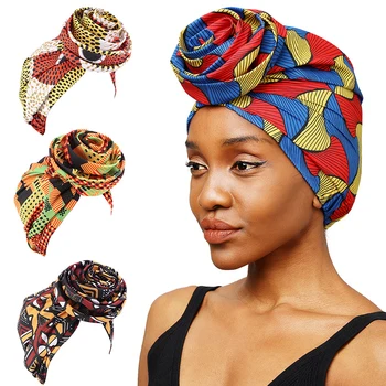 Женская шляпа-капот с африканским цветочным принтом в Анкаре, женская шапочка с большим цветком, Шарф от выпадения волос, шапочка от рака, шапочка-бини с атласной подкладкой, шапочка-платок