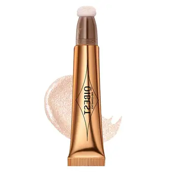Жидкая палочка с аппликатором-валиком Velvet Matte Er Face Pigment стойкий кремовый оттенок для щек персиковый макияж