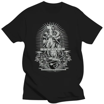 Знаменитые звезды и ремни Virgin Guadalupe Xv Year Tirt Shirt S New 2018 Новые мужские футболки с коротким рукавом