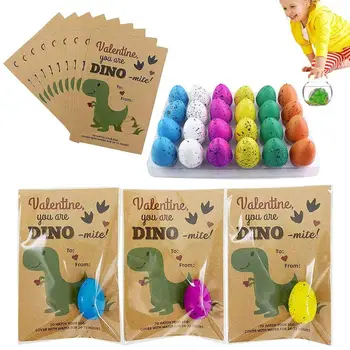 Инкубационные растущие яйца 24 упаковки инкубационных растущих игрушек-динозавров, игрушек из яиц динозавров, научных наборов для взлома инкубационных яиц, новинка, яйцо динозавра С