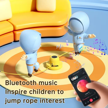 Интеллектуальная Автоматическая Электрическая скакалка для домашних тренировок, совместимая с Bluetooth, Электронная счетная машина для прыжков со скакалкой