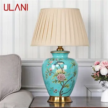 Керамическая настольная лампа ULANI Настольная лампа Роскошного современного светодиодного дизайна для дома, спальни, гостиной