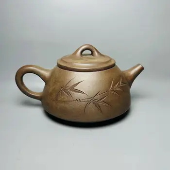 Китайский Глиняный чайник Yixing Zisha с каменным ковшом Gu Jingzhou 400 мл