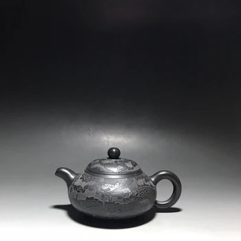 Китайский глиняный чайник Yixing Zisha с рисунком дракона из нефрита, молочник Инь Чжэньтин 300 мл