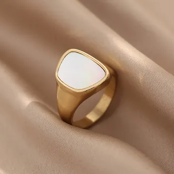 Кольцо Белая Фритиллярия винтажное кольцо с позолотой 14 карат