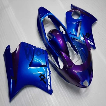 комплект инжекционных обтекателей для CBR1100 XX 1997 2000 2001 2002 2003 сине-фиолетовый комплект кузова из АБС-пластика мотоциклетные обтекатели