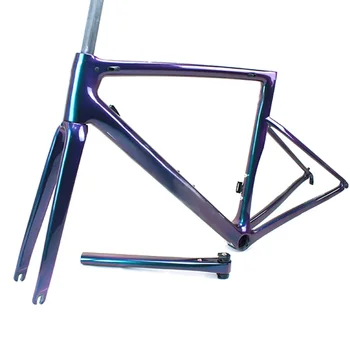 Комплект рамы шоссейного велосипеда с полностью карбоновой рамой для шоссейного велосипеда с карбоновой рамой для гравийного велосипеда