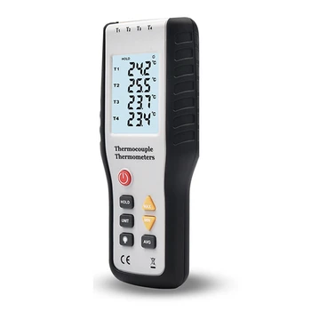 Контактный термометр Цифровая Термопара Тестер температуры Термометр ЖК-дисплей C / F Измерительные инструменты HT-9815