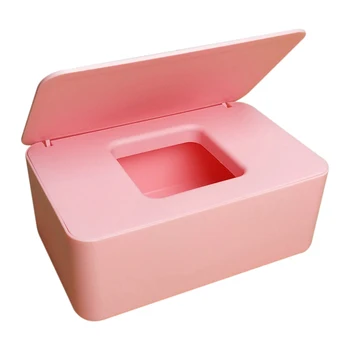 Коробка для хранения влажных салфеток Кейс Большой емкости Пылезащитная коробка для салфеток с крышкой для домашнего офисного стола