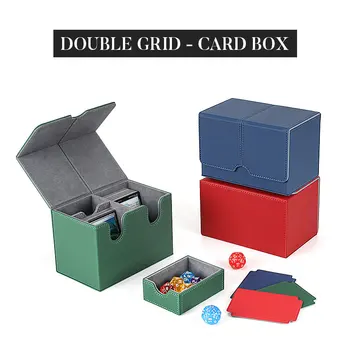 Коробка Для Хранения Колоды 160 Карт Magic/Pokemon/YuGiOh TCG Card Storage Trading Card Deck Box Commander MTG Card Carrying Organizer