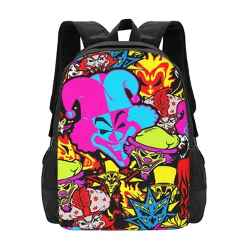 Красочный Клоунский Кроп Простой Стильный студенческий школьный рюкзак Водонепроницаемый Повседневный рюкзак большой емкости для путешествий Рюкзак для ноутбука