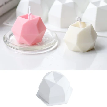 Креативная Силиконовая форма для свечей, Шар, Куб Геометрической формы, форма для выпечки шоколадного мусса, торта для ручной работы, формы для помадки