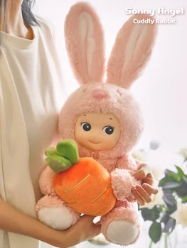 Кукла Sonny Angel, обнимающая кролика и медведя, наполненная плюшевыми куклами серии Animal для исцеления, подарок на день рождения для детей