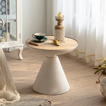 Легкие изделия из роскошного железа, чайный столик, Угловой круглый стол в гостиной, мебель для гостиной, журнальные столики на балконе в семье
