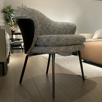 Легкие Роскошные Итальянские Обеденные стулья домашний Дизайнерский Обеденный стул со спинкой для отдыха Современная Кухонная мебель Простые кресла для кафе Z