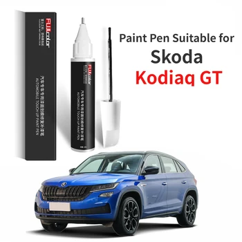 Малярная ручка Подходит для Фиксатора краски Skoda Kodiaq GT Черный Белый Модификация Kodiaq GT Аксессуары Полная Коллекция Автомобильной Краски