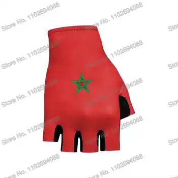 Марокко 2023, Велосипедные перчатки, Мужские гелевые перчатки на полпальца, женские шоссейные велосипедные Джерси, Летняя мотоциклетная перчатка без пальцев