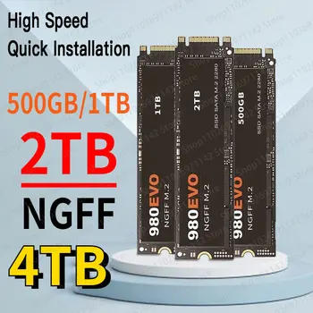 Массовое хранилище M.2 SSD NGFF 1 ТБ 4 ТБ 500 ГБ Твердотельный Жесткий Диск Высокоскоростной M.2 2280 PCIe 3.0 Ноутбук Настольный Внутренний Жесткий Диск