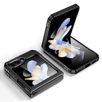Матовый Противоударный Чехол-Кольцо Для Samsung Galaxy Z Flip5 Fold5 Fold Flip 5 Kickstand Armor Чехол Для Телефона Funda