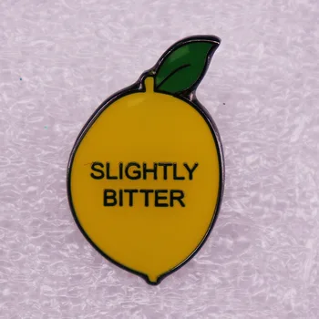 Металлическая эмаль с горьковатым лимоном, Шляпа, Сумка, пальто, Брошь на лацкане, значок, Булавка