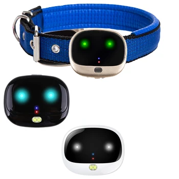 Мини-4G GPS-трекер для домашних животных, водонепроницаемые ошейники для собак с GPS-навигатором с подсветкой, Поддержка геозоны, сигнализация о низком заряде батареи, Wi-Fi