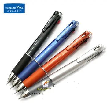 Многоцветная ручка с зажимом Japan Zebra, пятифункциональная шариковая ручка четырех цветов + карандаш B4SA2, 1 шт./лот