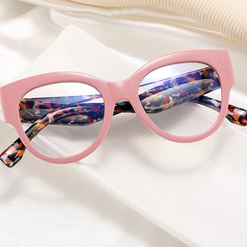 Модные брендовые антисиневые очки, Женские оправы для очков 