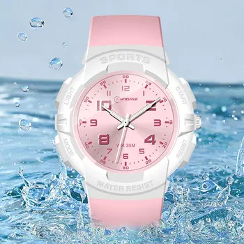Модные женские часы, женские кварцевые часы со светящимися стрелками, водонепроницаемые минималистичные простые наручные часы для девочек и мальчиков, повседневные часы 2023 г.