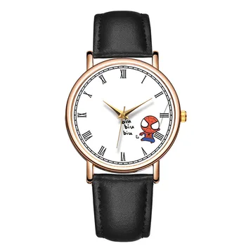 Модные женские часы Элегантные кожаные водонепроницаемые кварцевые наручные часы для меньшинств Кварцевые часы Montre Femme