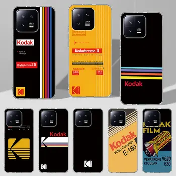 Модный чехол для телефона Kodak для Xiaomi Mi 12T 11T 13 11 Lite 5G 10T 9 9T 12 12X 11i 8 Note 10 Pro CC9 A2 A3 CC9E TPU Cover Bolsa