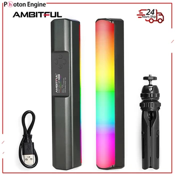 Мощный светодиодный видеосигнал BL-06 Pavo Tube Light RGB Color Photography Light Ручная световая палочка для фотографий, видеоблогов фильмов
