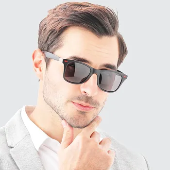 Мужские и женские поляризованные солнцезащитные очки, модные спортивные водительские Ретро-солнцезащитные очки для мужчин, женские Фирменные дизайнерские очки Oculos UV400