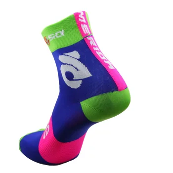 Мужские спортивные носки высокого дышащего качества 2023 Женские велосипедные носки Удобные носки для шоссейных велосипедов Calcetines Ciclismo S17