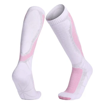 Мужские спортивные носки с петлями, лыжные носки для взрослых, утолщенные носки