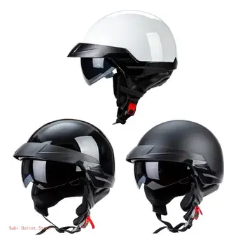 Мужской Женский Велосипедный Шлем С очками, солнцезащитным козырьком, линзой, Мотоциклетный Велосипедный шлем