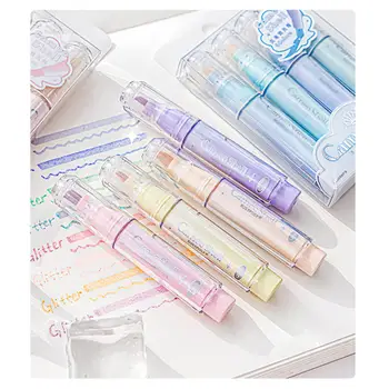 Набор ручек-маркеров 4шт, Красочный маркер для студентов, ручка для рисования 