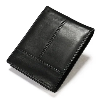 натуральная кожа для мужчин, держатель для кредитных карт, короткий кошелек, мужской тонкий кошелек для монет, мужские сумки для денег 8064