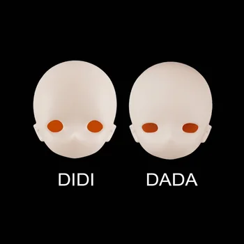 Новая голова куклы Imomodoll 1/4 Диди или ДАДА (стиль поставляется случайным образом) Аниме Лицо Белая/Загорелая кожа Резиновые Игрушки для девочек, Аксессуары для кукол